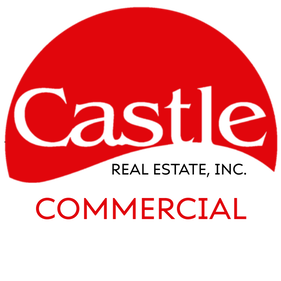 Commercial Real Estate - Lake Charles LA - Castle Real Estate Logo Red with black writing